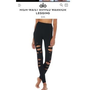 A high waist ripped warrior legging✨